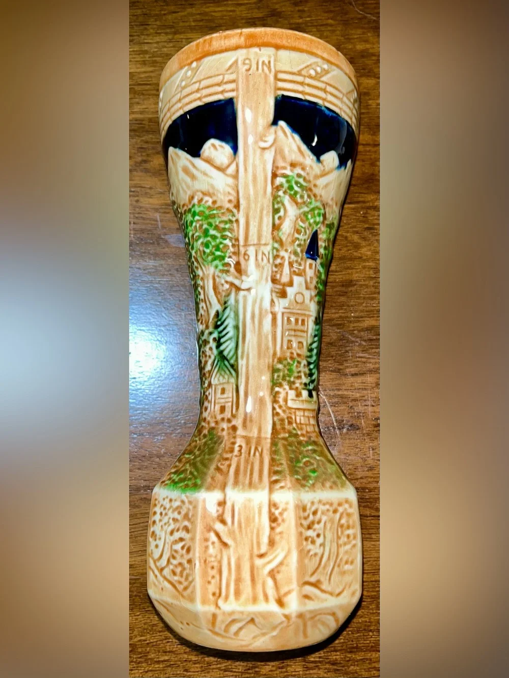 9” Vintage Royal Sealy 3D Relief Porcelain Vase / Stein – Made in Japan (#25/68)